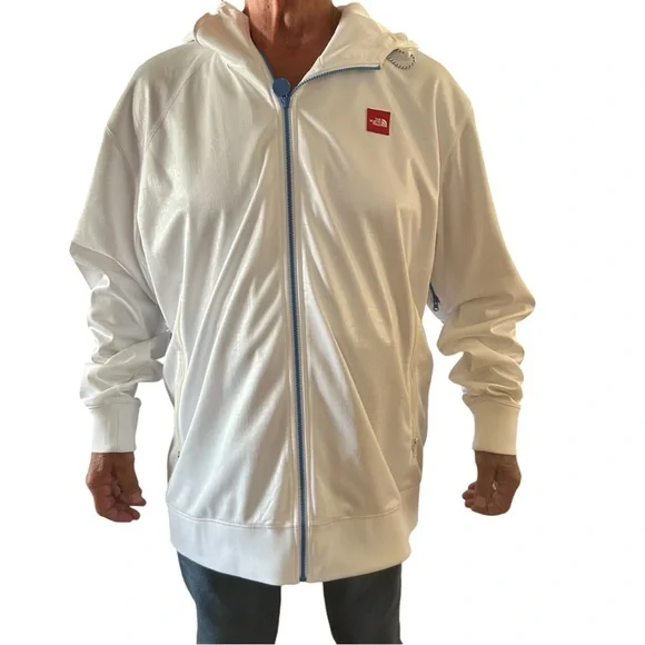 The north face jacket men’s size XXL white athletic running casual Retro sporty - Picture 2 of 16